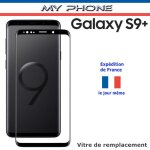 Pour samsung galaxy s9 + plus verre noir vitre avant ecran lentille remplacement sm - g965f