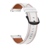 Pour samsung galaxy watch 3 45mm sm - r840 dehors bracelet en cuir smart watchband 22mm pour gear s3 ...