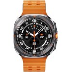 Samsung galaxy watch ultra - 47 mm - gris titane - montre connect�e avec bracelet marine - caoutchouc ...