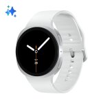 Samsung galaxy watch8 galaxy watch 8 1. 5  amoled 44 mm num�rique 480 x 480 ecran tactile argent wifi ...