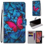Samsung galaxy xcover 5 coque, saturcase beau pu cuir magn�tique flip portefeuille support porte - carte ...