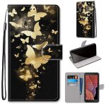 Samsung galaxy xcover 5 coque, saturcase beau pu cuir magn�tique flip portefeuille support porte - carte ...