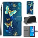 Saturcase coque pour alcatel 1s 2020 / 3l 2020, beau pu cuir magn�tique flip portefeuille support porte ...