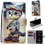 Saturcase coque pour apple iphone 13 mini 5. 4, beau pu cuir magn�tique flip portefeuille support porte ...