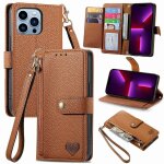 Saturcase coque pour apple iphone 13 pro max, heart pu cuir flip portefeuille poche double boucle magnétique ... Saturcase coque pour apple iphone 13 pro max, heart pu cuir flip portefeuille poche double boucle magnétique ...