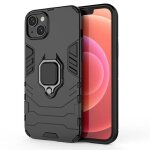 Saturcase coque pour apple iphone 15 plus 6. 7 inch, bague bquille hybride 2 en 1 [pc & silicone] double ...