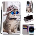 Saturcase coque pour apple iphone 15 pro, beau pu cuir magntique flip portefeuille support porte - carte ...