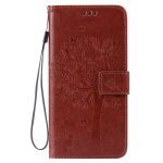 Saturcase coque pour apple iphone 6 plus / 6s plus, arbre a chat pu cuir magn�tique flip portefeuille ...