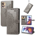 Saturcase coque pour motorola edge 30 fusion, mandala gaufrage pu cuir magn�tique flip portefeuille support ...