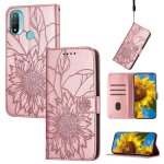 Saturcase coque pour motorola moto e20 e30 e40, tournesol pu cuir magn�tique flip portefeuille support ...
