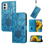 Saturcase coque pour motorola moto g 5g 2023, tournesol pu cuir magn�tique flip portefeuille support ...