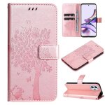 Saturcase coque pour motorola moto g13 g23 g53, arbre a chat pu cuir magn�tique flip portefeuille support ...