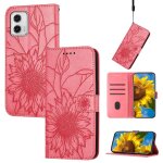 Saturcase coque pour motorola moto g13 g23 g53, tournesol pu cuir magn�tique flip portefeuille support ...