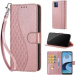 Saturcase coque pour motorola moto g14, s - cube pu cuir magn�tique flip portefeuille support porte - ...