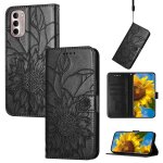 Saturcase coque pour motorola moto g31 g41, tournesol pu cuir magn�tique flip portefeuille support porte ...