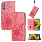Saturcase coque pour motorola moto g51 5g, tournesol pu cuir magn�tique flip portefeuille support porte ...