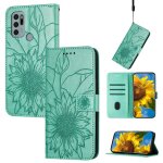 Saturcase coque pour motorola moto g60s, tournesol pu cuir magn�tique flip portefeuille support porte ...