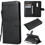 Saturcase coque pour nokia 5, pu cuir magn�tique flip portefeuille support porte - carte protecteur housse ...
