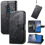 Saturcase coque pour nokia c3, papillon fleurs pu cuir magntique flip portefeuille support porte - carte ...