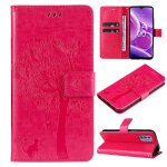 Saturcase coque pour nokia g42, arbre a chat pu cuir magn�tique flip portefeuille support porte - carte ...