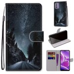 Saturcase coque pour nokia g42, beau pu cuir magn�tique flip portefeuille support porte - carte dragonne ...