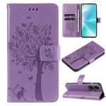 Saturcase coque pour oneplus nord 2t, arbre a chat pu cuir magn�tique flip portefeuille support porte ...