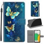 Saturcase coque pour samsung galaxy a03 core, beau pu cuir magn�tique flip portefeuille support porte ...