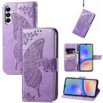 Saturcase coque pour samsung galaxy a05s, papillon fleurs pu cuir magn�tique flip portefeuille support ...