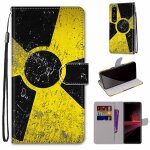 Saturcase coque pour sony xperia 1 iii 2021, beau pu cuir magn�tique flip portefeuille support porte ...