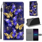 Saturcase coque pour sony xperia 1 iv 2022, beau pu cuir magntique flip portefeuille support porte - ...