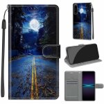 Saturcase coque pour sony xperia 1 iv 2022, beau pu cuir magntique flip portefeuille support porte - ...