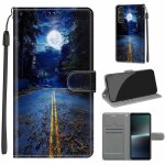 Saturcase coque pour sony xperia 1 v 2023, beau pu cuir magntique flip portefeuille support porte - ...