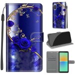 Saturcase coque pour sony xperia 10 v 2023, beau pu cuir magntique flip portefeuille support porte - ...
