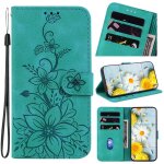 Saturcase coque pour sony xperia 10 v 2023, fleurs de lys pu cuir magn�tique flip portefeuille support ...