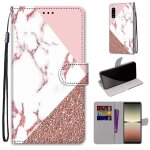 Saturcase coque pour sony xperia 5 iv 2022, beau pu cuir magn�tique flip portefeuille support porte - ...