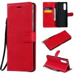 Saturcase coque pour sony xperia 5, pu cuir magn�tique flip portefeuille support porte - carte protecteur ...
