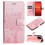 Saturcase coque pour xiaomi 13, arbre a chat pu cuir magn�tique flip portefeuille support porte - carte ...