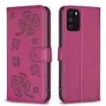 Saturcase coque pour xiaomi poco m3, belle tr�fle pu cuir magn�tique flip portefeuille support porte ...