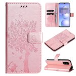 Saturcase coque pour xiaomi poco m4 5g, arbre a chat pu cuir magn�tique flip portefeuille support porte ...