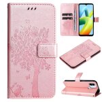 Saturcase coque pour xiaomi redmi a1 plus, arbre a chat pu cuir magn�tique flip portefeuille support ...