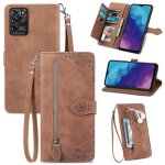 Saturcase coque pour zte blade v30 vita, fleur gaufrage pu cuir magntique flip portefeuille poche fermeture ...