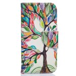 Saturcase housse coque pour apple iphone 7 4. 7  en pu cuir et tpu doux portefeuille etui porte - carte ...