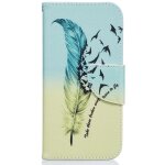 Saturcase housse coque pour apple iphone 7 4. 7  en pu cuir et tpu doux portefeuille etui porte - carte ...