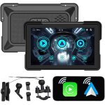 Scumaxcon ecran gps moto avec carplay autoradio portable pour motocyclette avec carplay sans fil, android ...
