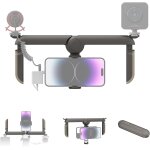 Senior - cage de tlphone universelle pliable, smartphone video rig filmmaking vlogging cage pour vidaste, ...