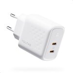 Senior - chargeur usb - c double gan iii 45w blanc, chargeur gan double usb c solide pr usb c type c ... Senior - chargeur usb - c double gan iii 45w blanc, chargeur gan double usb c solide pr usb c type c ...