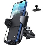 Senior - support telephone voiture grille d'a�ration [2 en 1] universel porte telephone voiture tableau ...