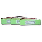 Set de 3 batteries 500mah compatible avec grundig frame a, grundig frame fr, aeg f20, idect x3 t�l�phone ...