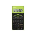Sharp el - 531th - calculatrice scientifique - 10 chiffres + 2 exposants - pile - vert