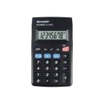 Sharp elsi mate el - 233s - calculatrice de poche - 8 chiffres - pile - noir